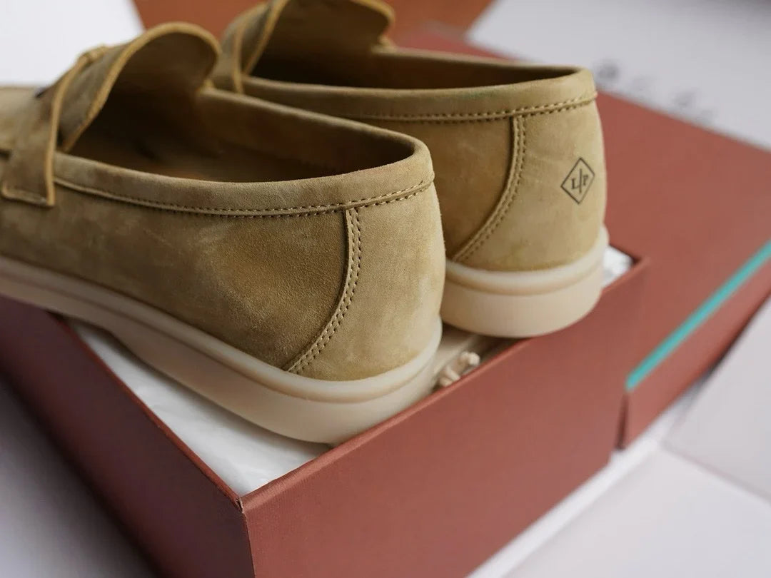 Loro Piana Yaz Büyüsü Yürüyüş Ayakkabısı - Mısır Kayası - Glimmer of Luxury