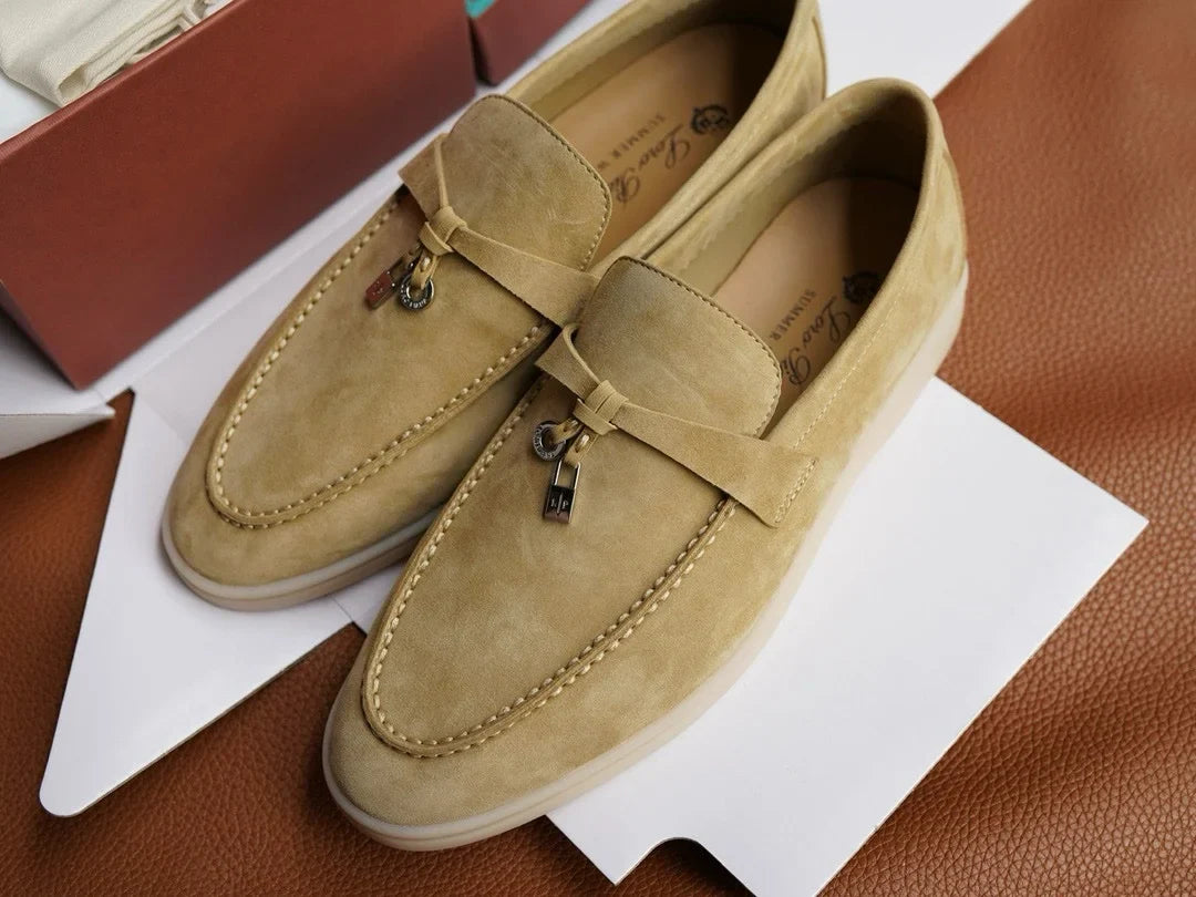 Loro Piana Yaz Büyüsü Yürüyüş Ayakkabısı - Mısır Kayası - Glimmer of Luxury