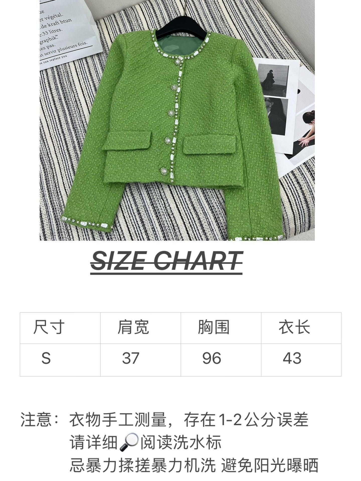 Chanel 2024 Tüvit El-boncuklu Dokuma Ceket - Glimmer of Luxury