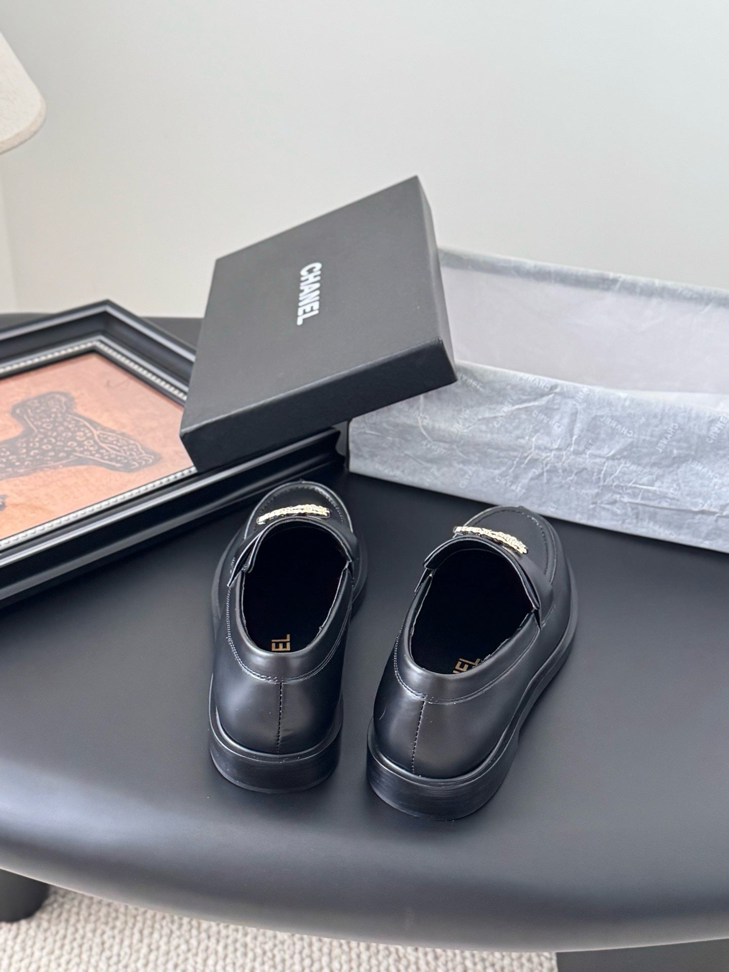 Chanel 2024/25 Art Professions Loafers Lambskin Black