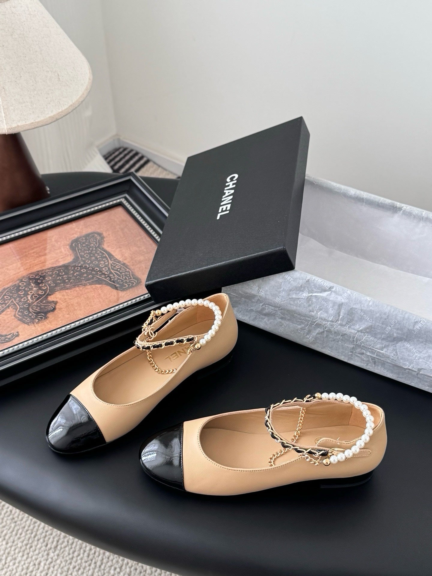 Chanel Mary Janes Mary Kuzu Derisi Ayakkabı