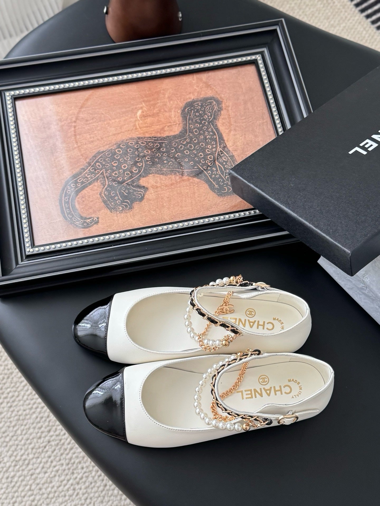 Chanel Mary Janes Mary Kuzu Derisi Ayakkabı