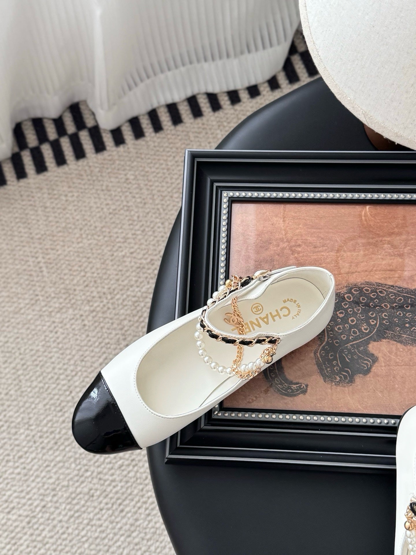 Chanel Mary Janes Mary Kuzu Derisi Ayakkabı