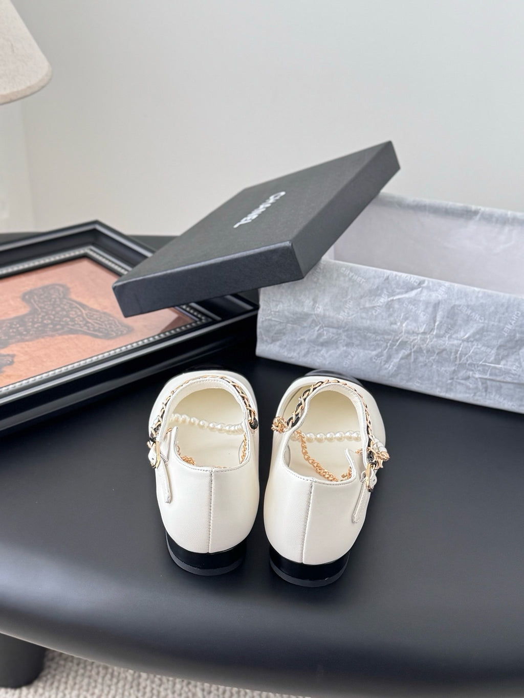 Chanel Mary Janes Mary Kuzu Derisi Ayakkabı