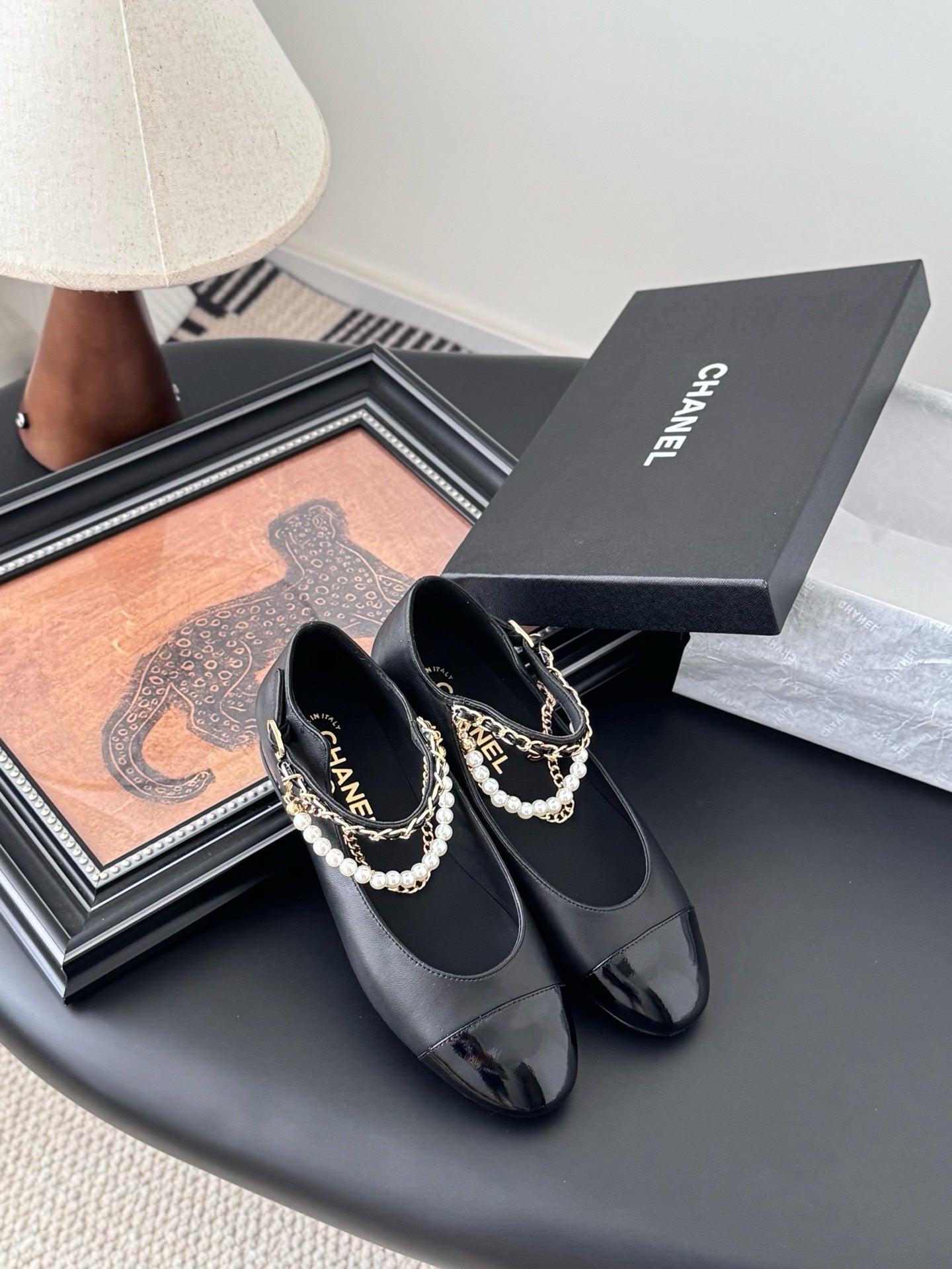 Chanel Mary Janes Mary Kuzu Derisi Ayakkabı