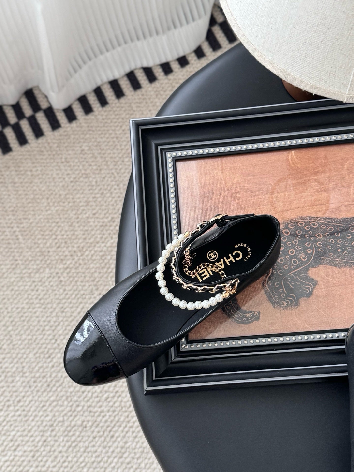 Chanel Mary Janes Mary Kuzu Derisi Ayakkabı