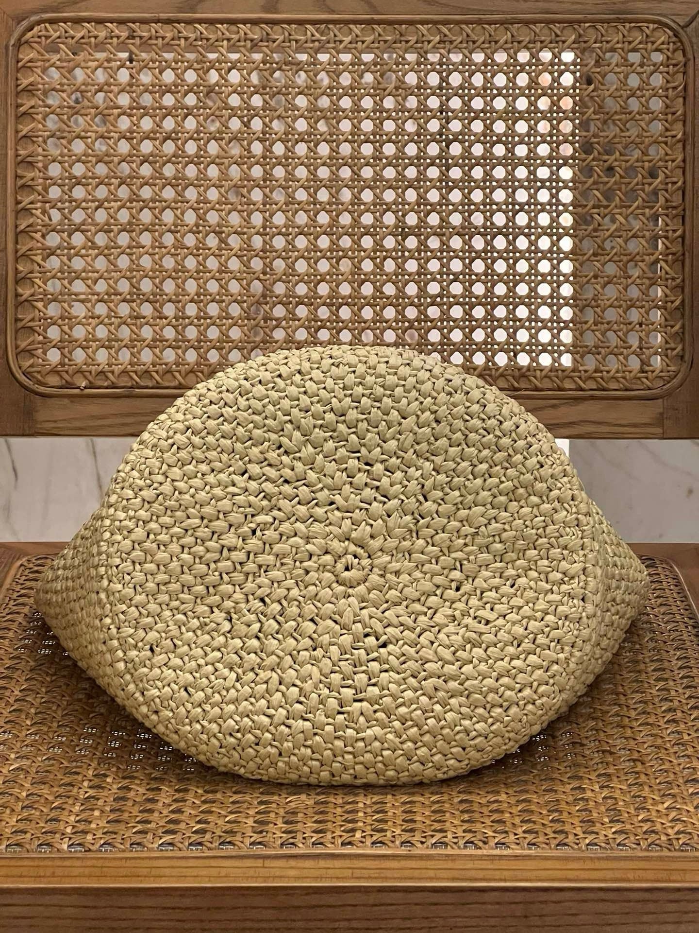 Celine Bucket Raffia Bag 