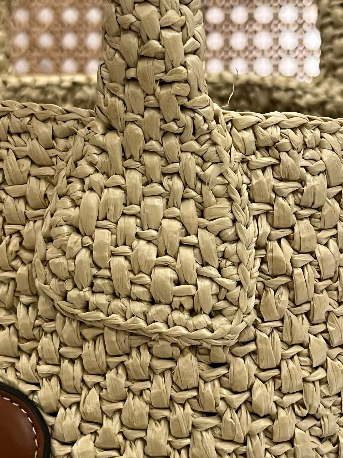 Celine Bucket Raffia Bag 