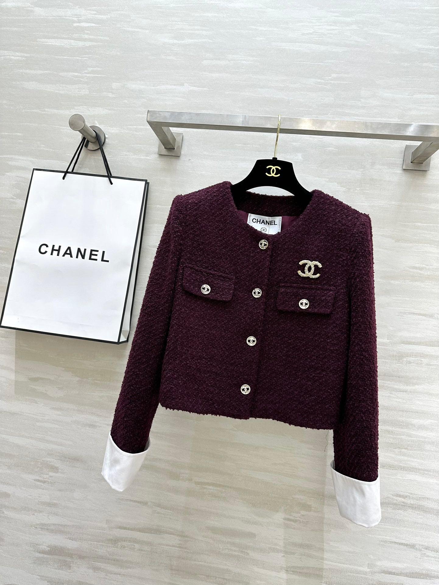 Chanel Yeni Stil Yumuşak Tüvit Ceket - Glimmer of Luxury