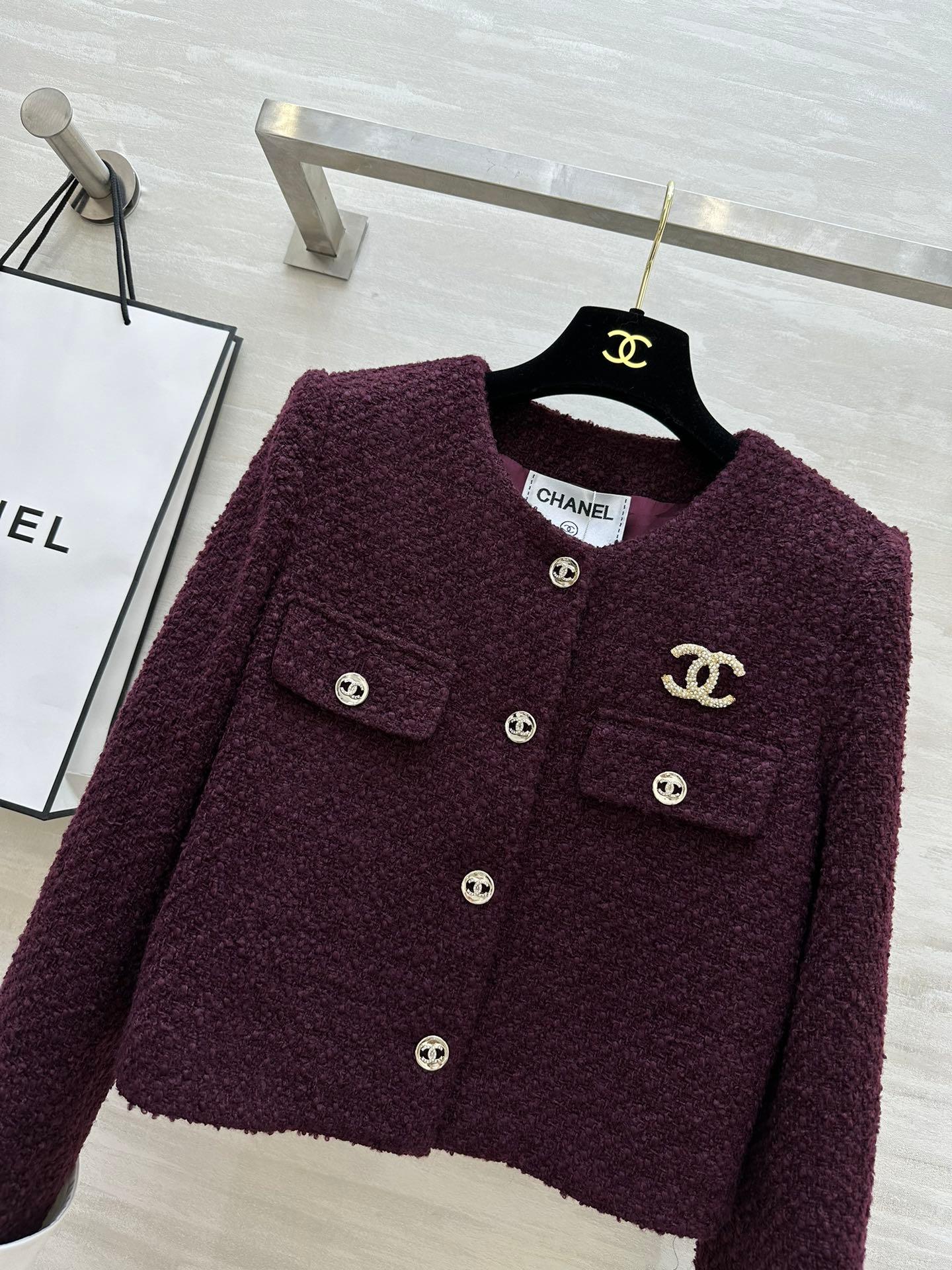 Chanel Yeni Stil Yumuşak Tüvit Ceket - Glimmer of Luxury