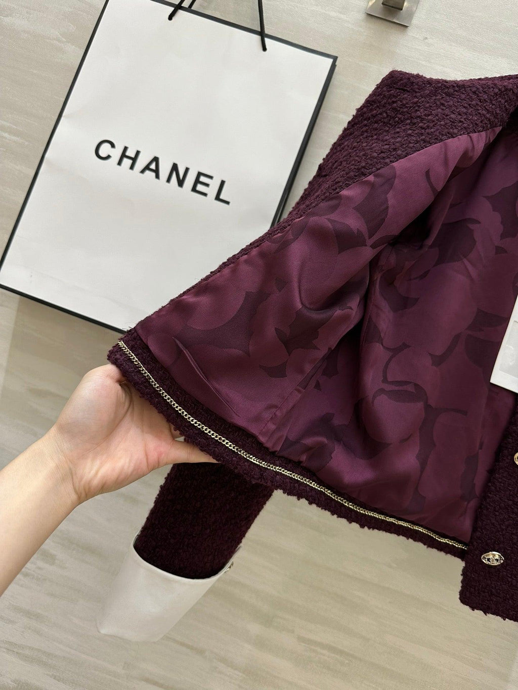 Chanel Yeni Stil Yumuşak Tüvit Ceket - Glimmer of Luxury