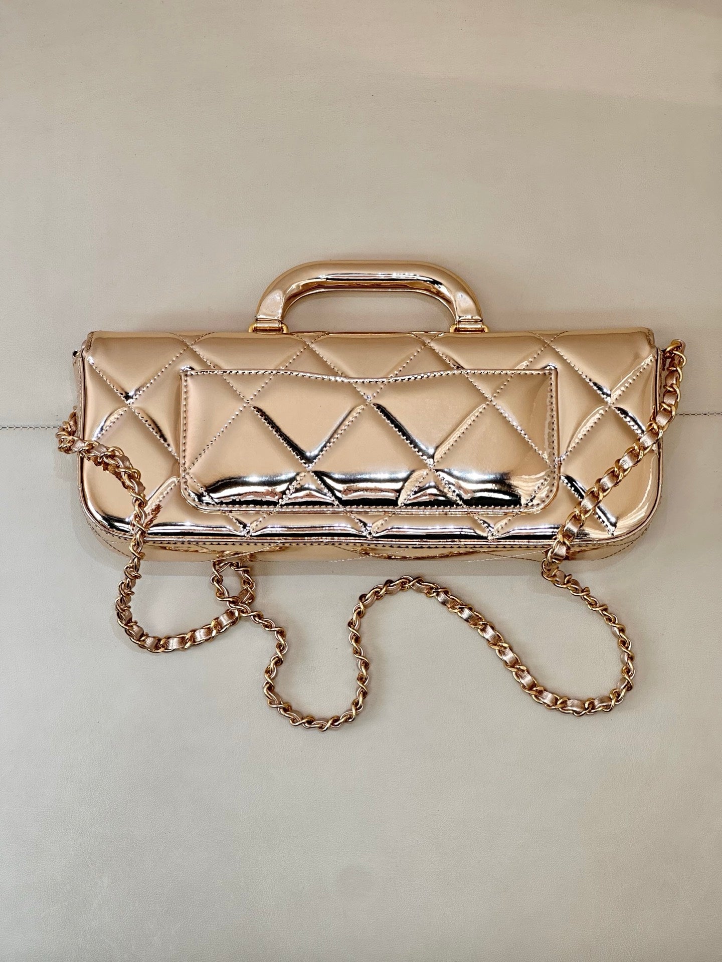 Chanel 25K Baget Clutch – Lake Kuzu Deri, Vintage Zarafet