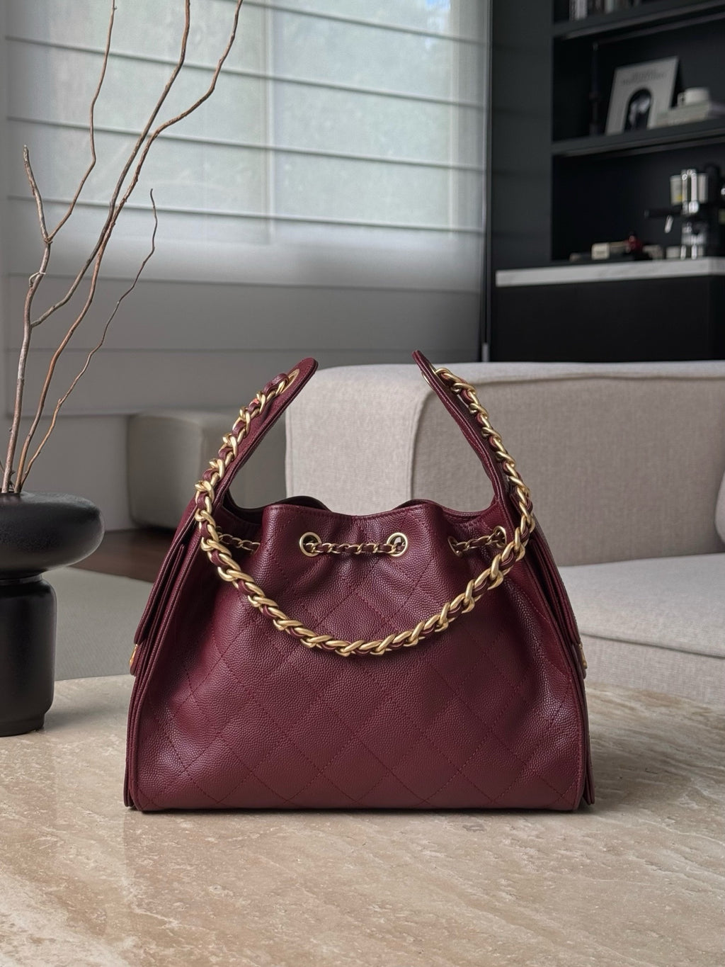 Chanel 25C Medium Hobo Travel Bag