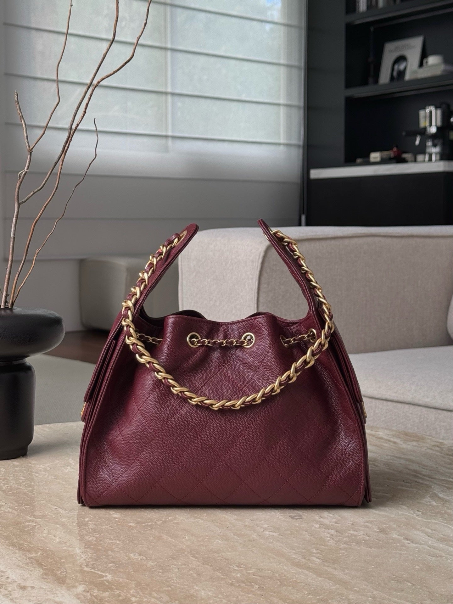 Chanel 25C Medium Hobo Travel Bag