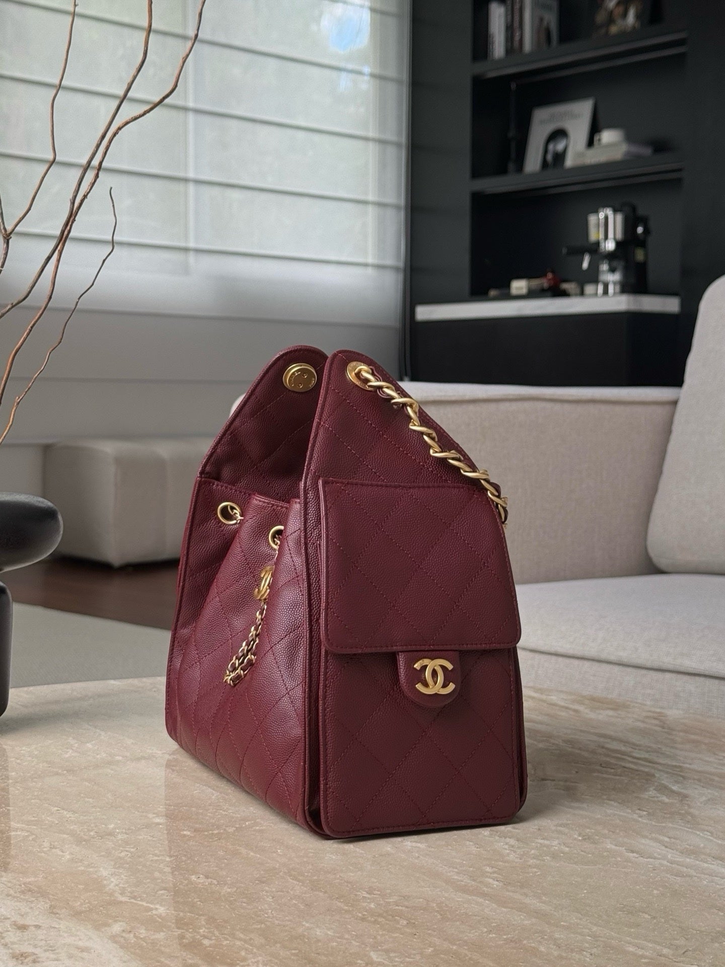 Chanel 25C Medium Hobo Travel Bag