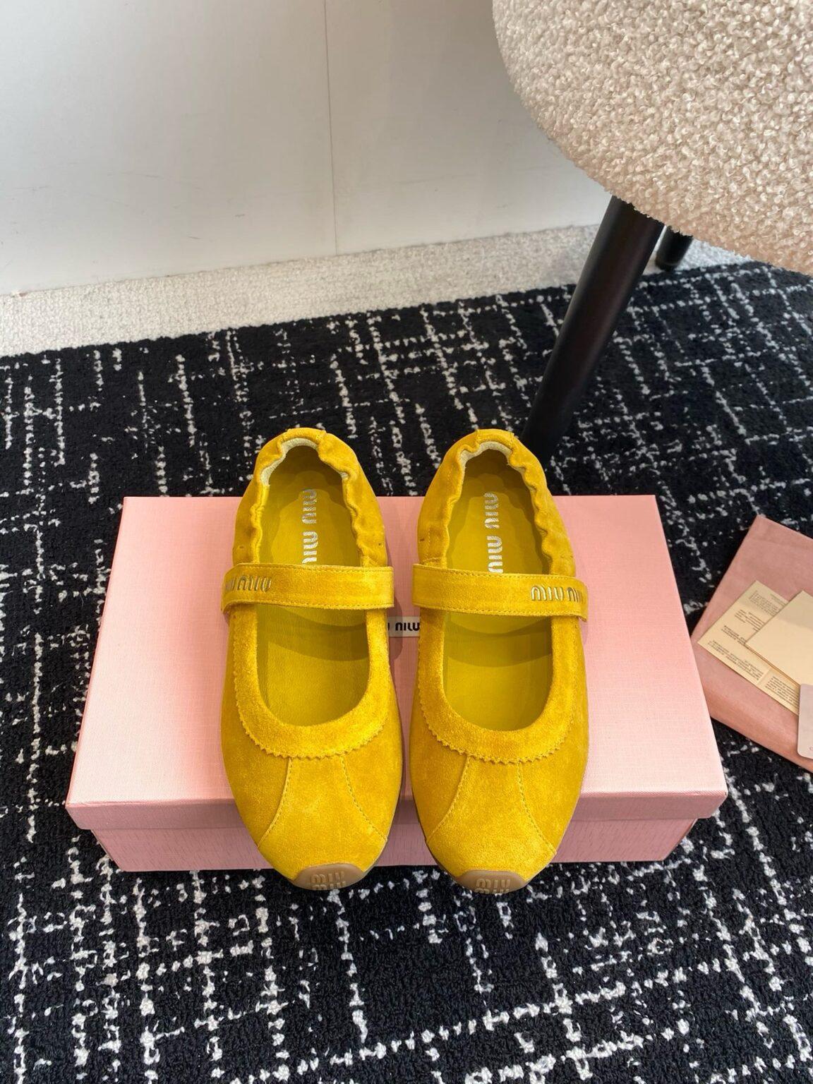 Miu Miu S24 Balerinler - Glimmer of Luxury