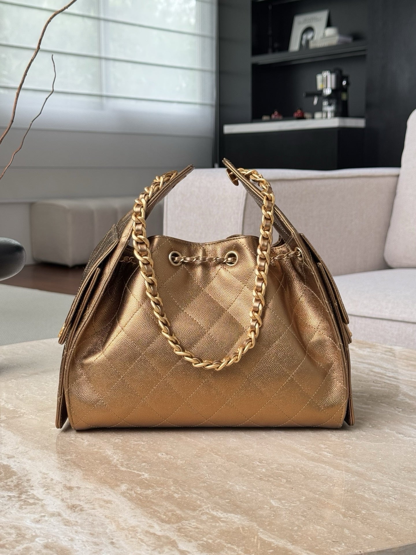 Chanel 25C Medium Hobo Travel Bag