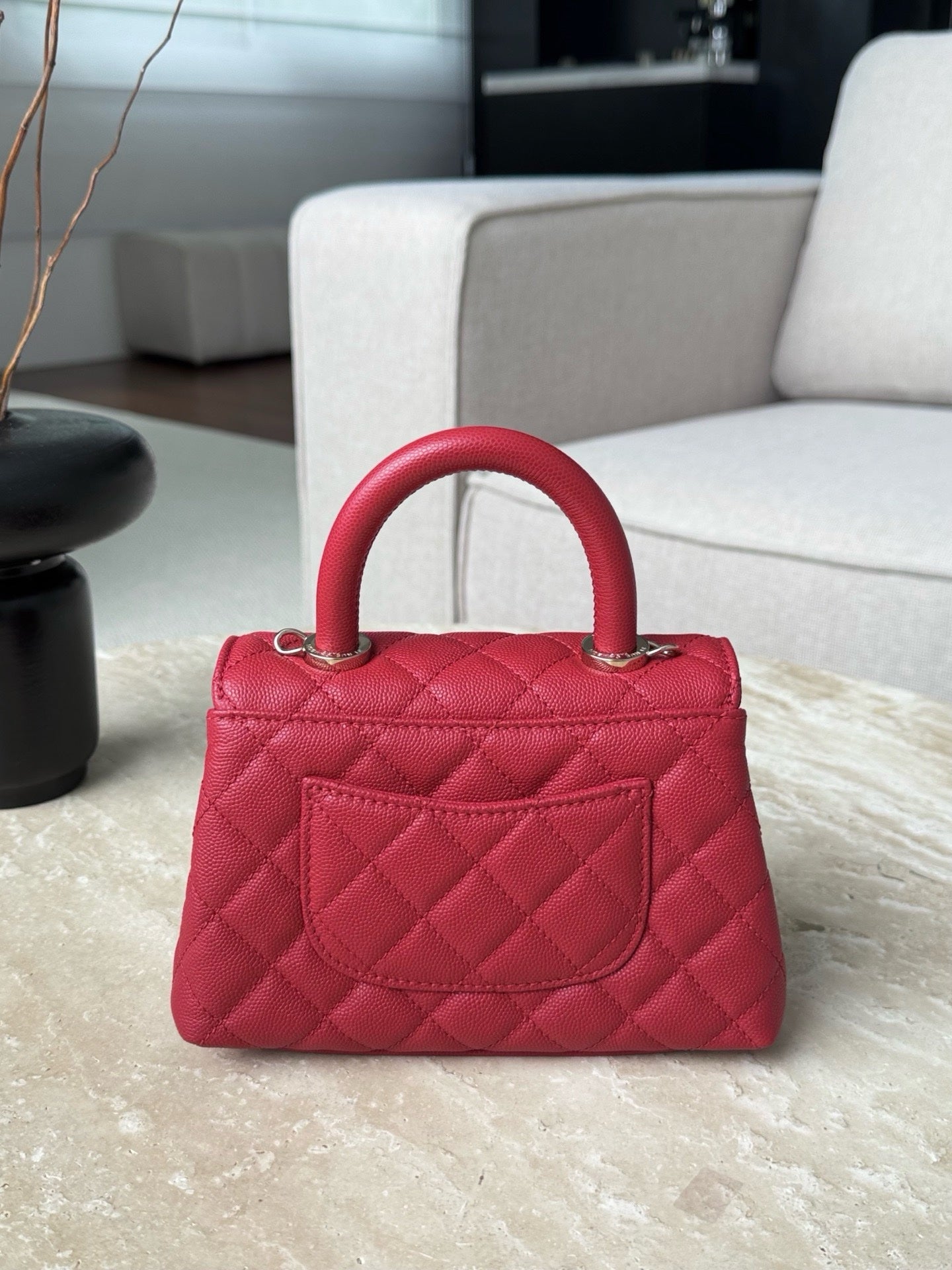 CHANEL Kadın Coco Saplı Mini Çanta