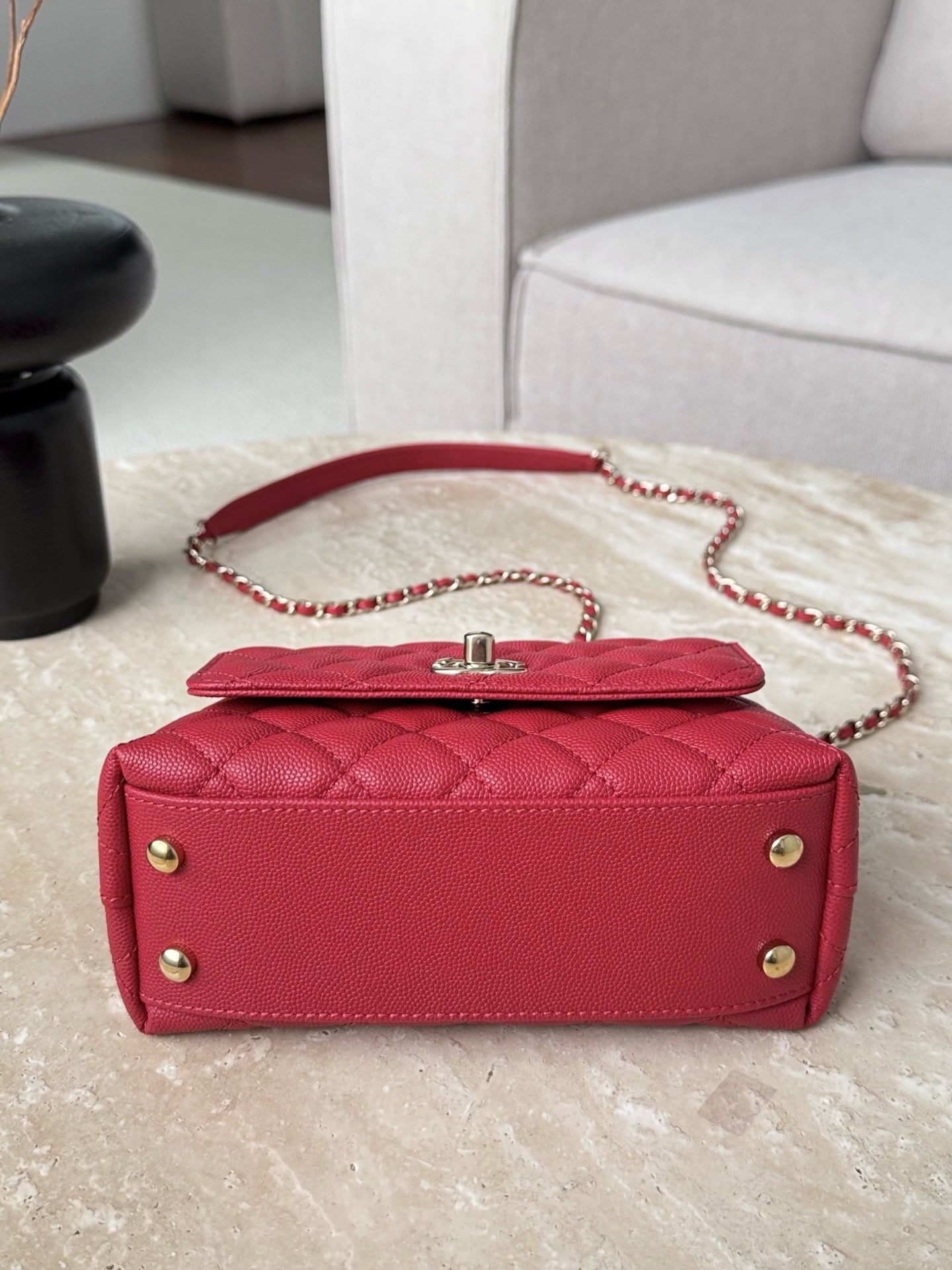 CHANEL Kadın Coco Saplı Mini Çanta