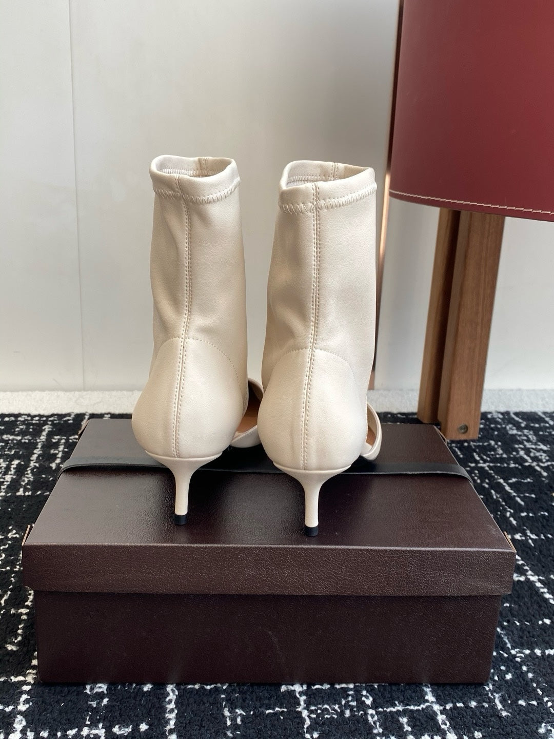 Alaia 2025/26 Flexible Leather Short Boots 