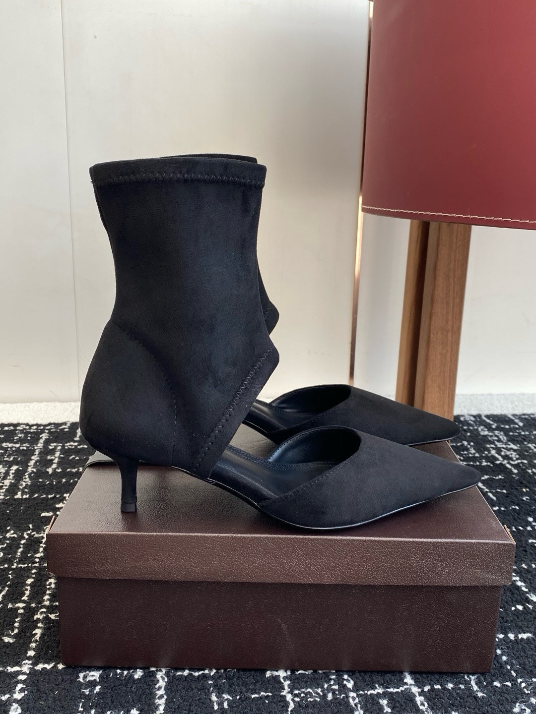 Alaia 2025/26 Flexible Suede Short Boots