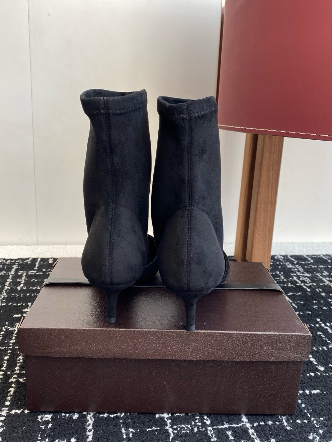 Alaia 2025/26 Flexible Suede Short Boots