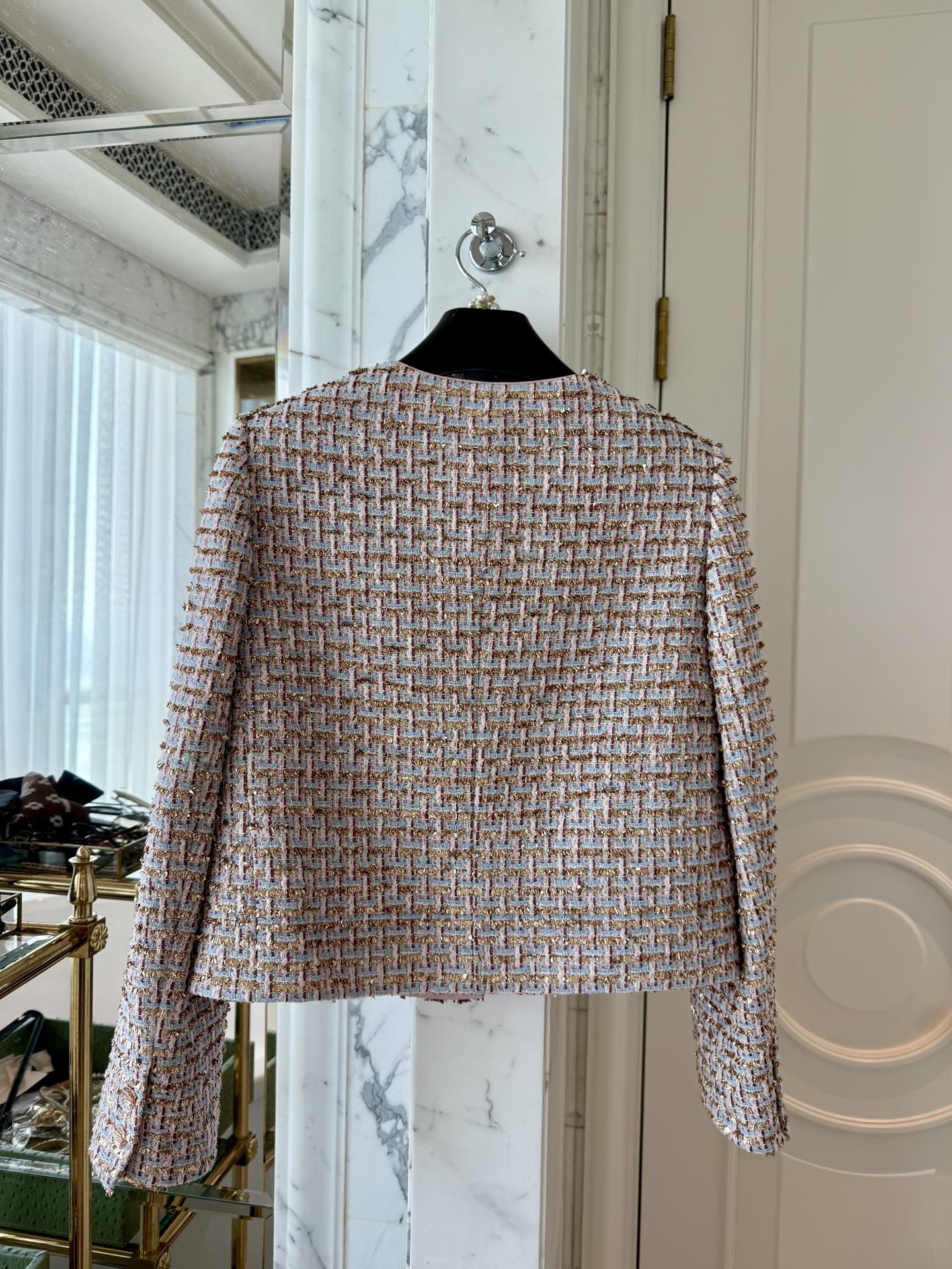 Chanel 25 Pink Tweed Jacket