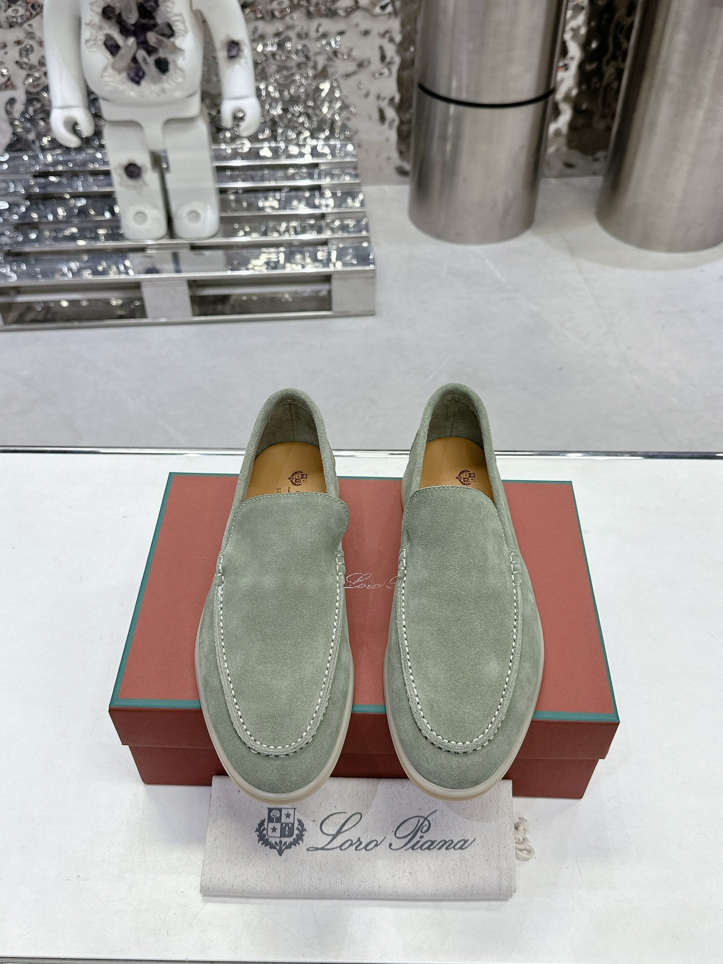 حذاء لوفر LP Summer Walk من الجلد المدبوغ