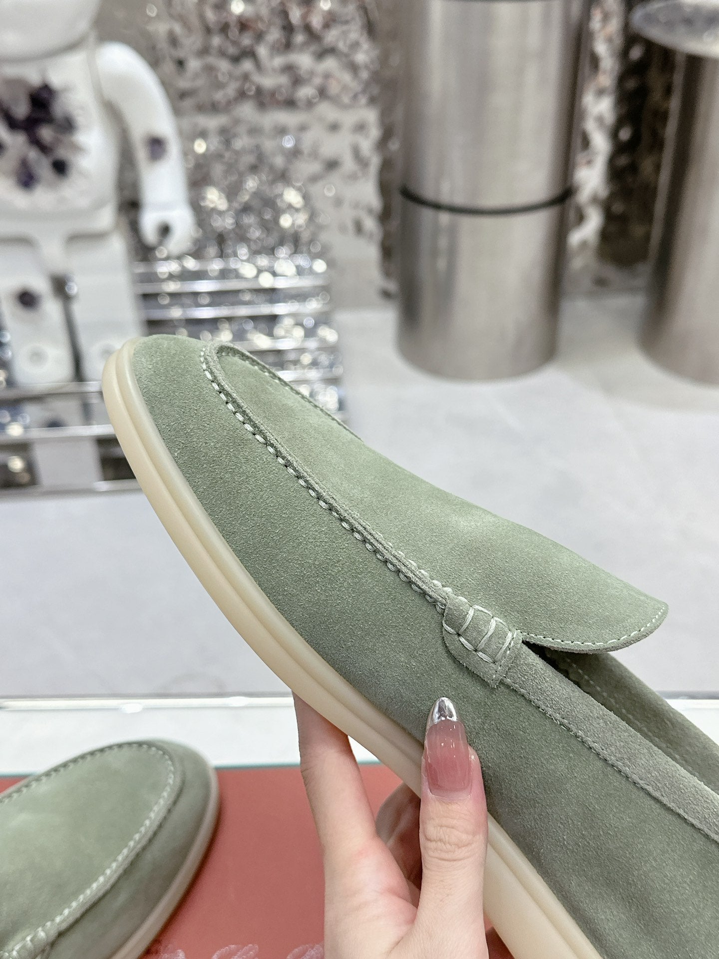 حذاء لوفر LP Summer Walk من الجلد المدبوغ