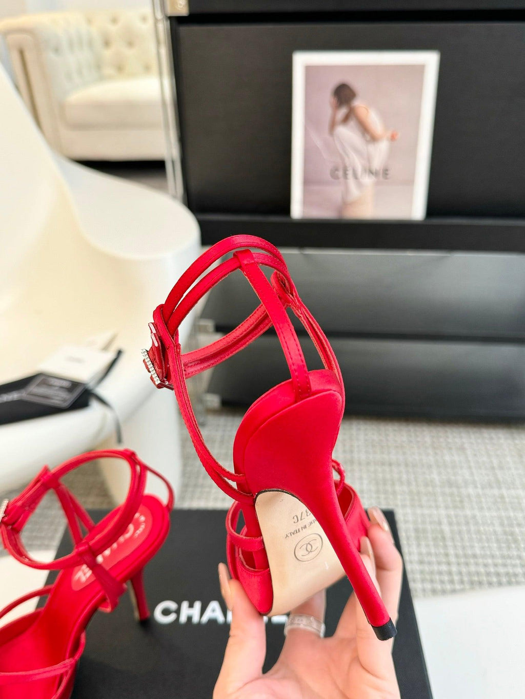 Chanel 24 Podyum Yüksek Topuklu Ayakkabı - Glimmer of Luxury