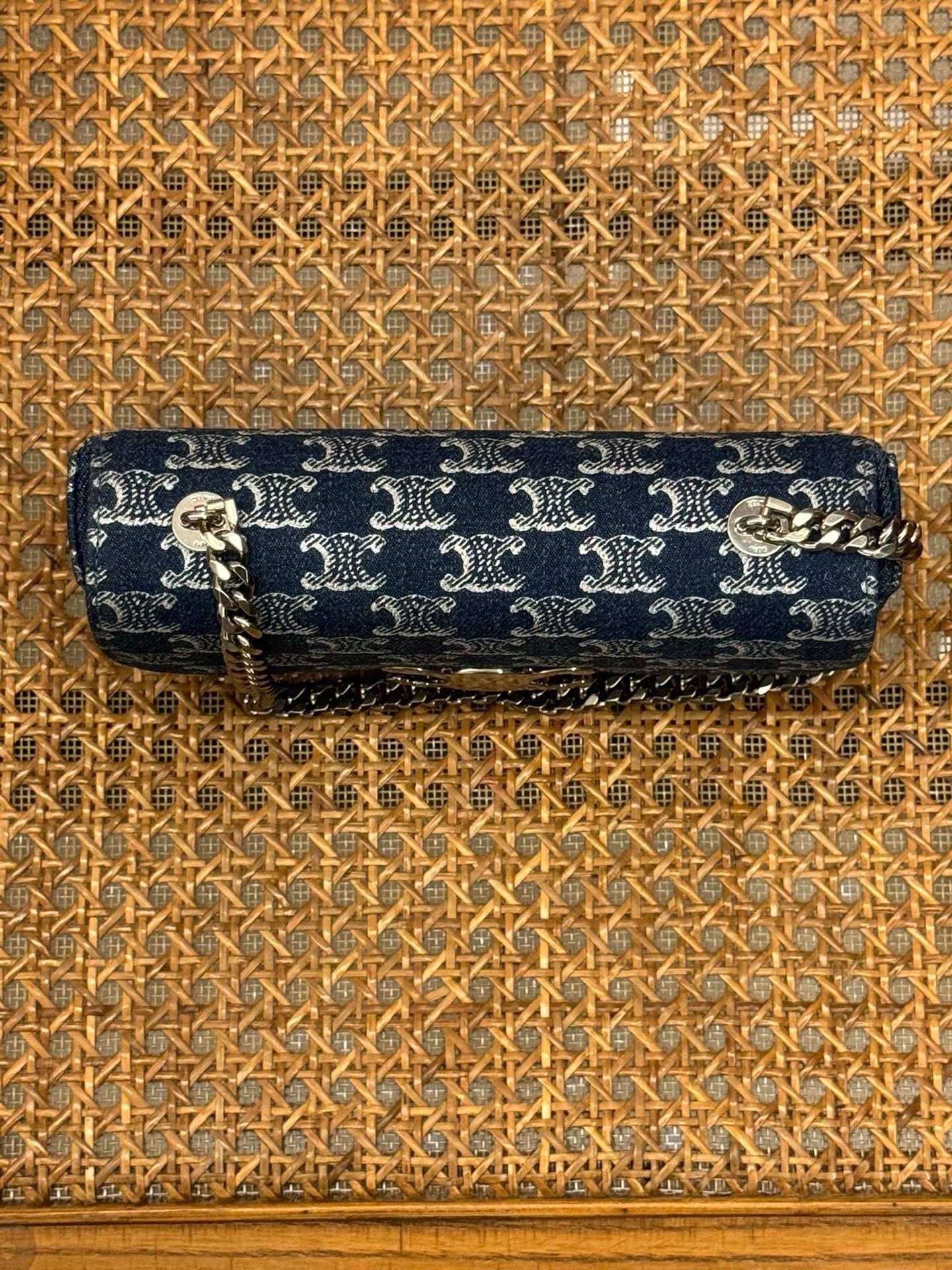 Celine Denim Triomphe Claude Chain 2025