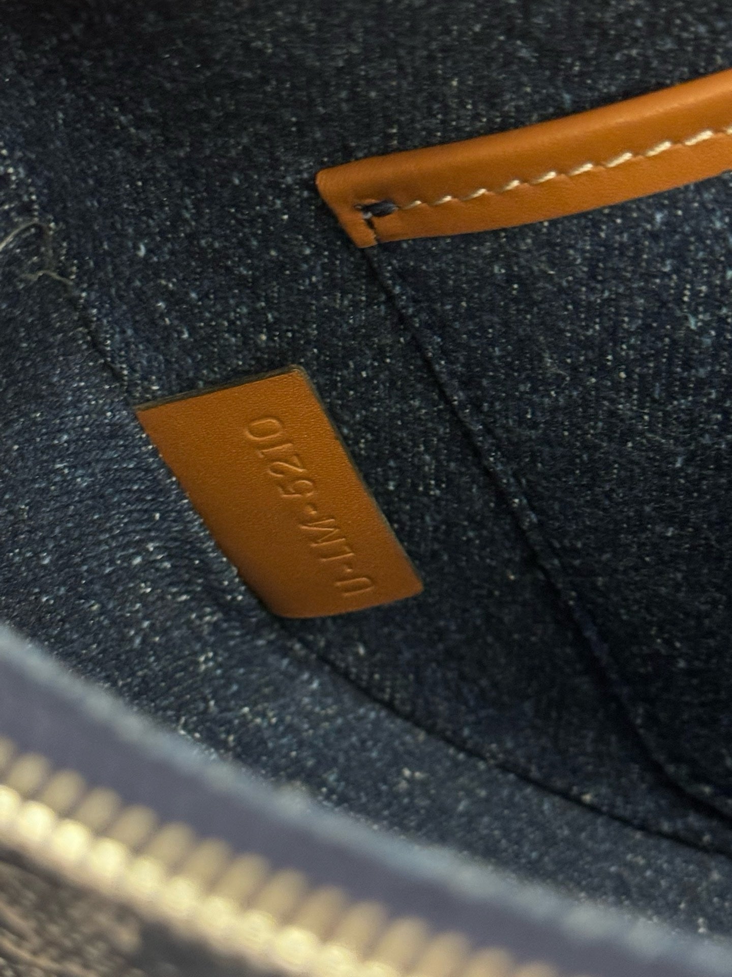 Celine Blue Ava Denim and Leather Hobo Bag 