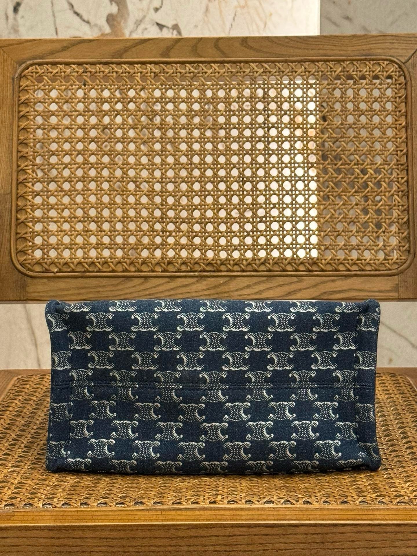 Celine Small Cabas thais Triomphe All-Over Bag 