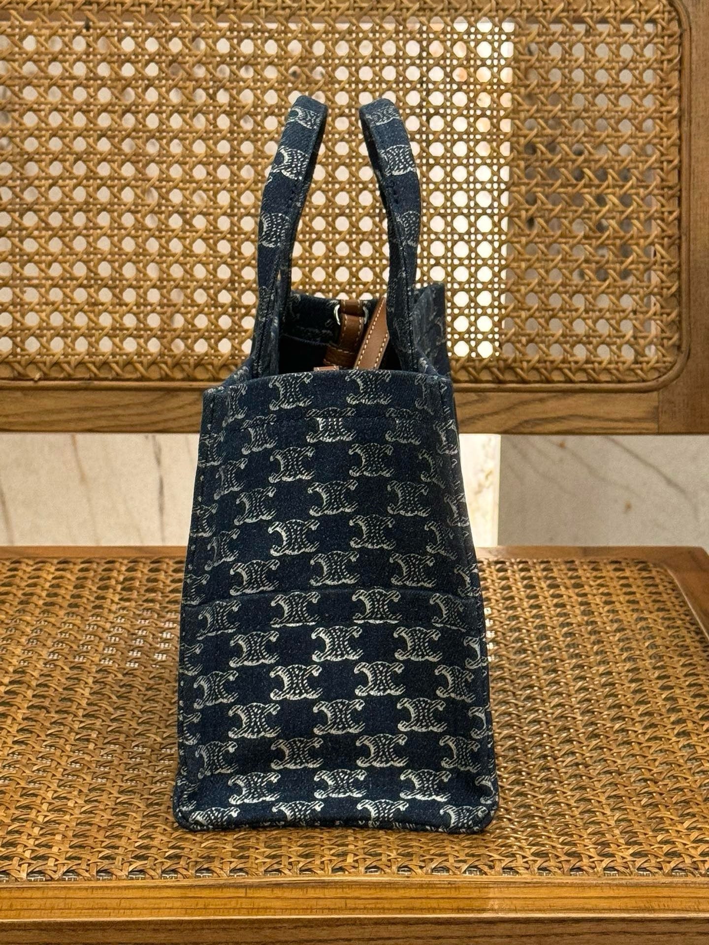 Celine Small Cabas thais Triomphe All-Over Bag 