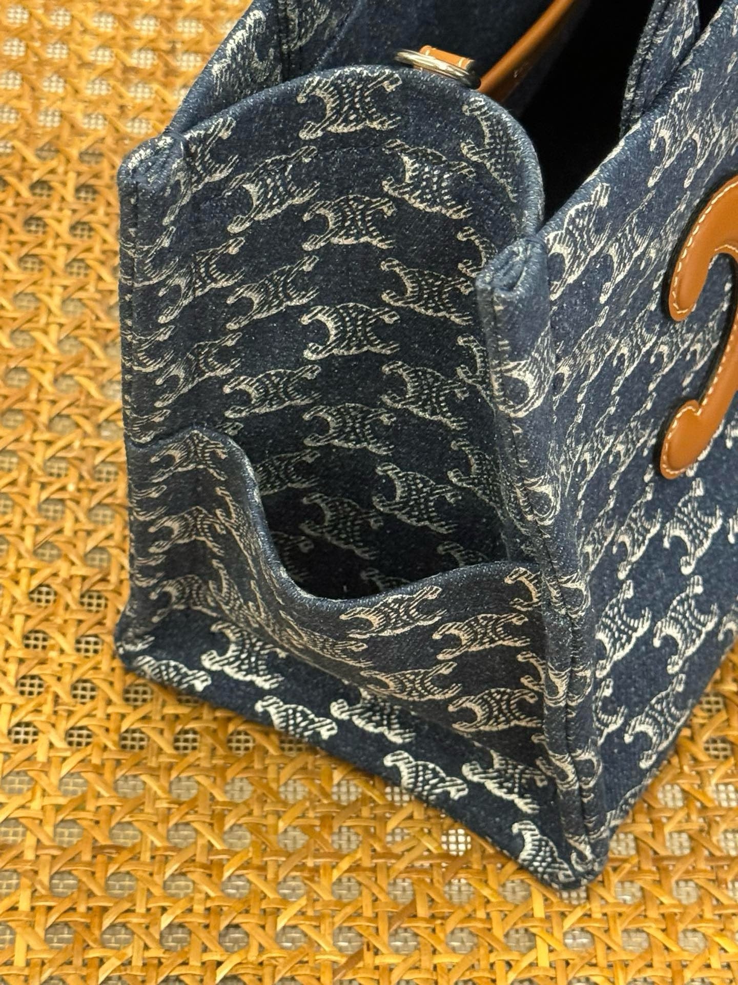 Celine Small Cabas thais Triomphe All-Over Bag 