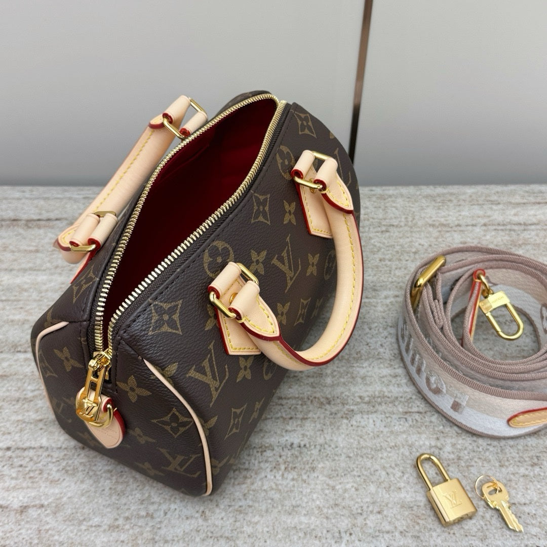 LV Monogram Speedy Bandouliere 25 El Çantası 2 yönlü M45948 - Glimmer of Luxury