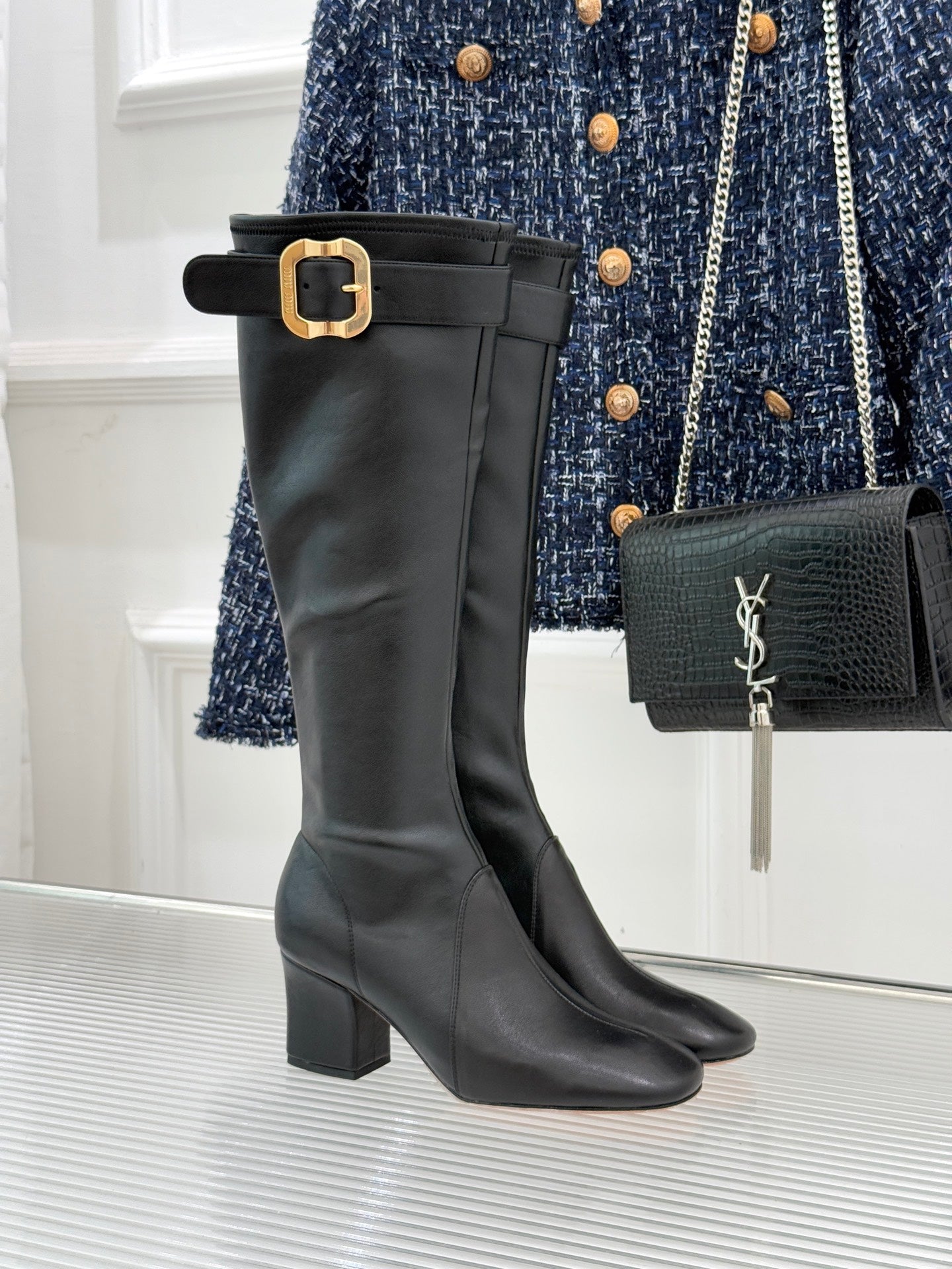 Miu Miu 2025 Sonbahar/Kış Koleksiyonu – Esnek Deri Çizme