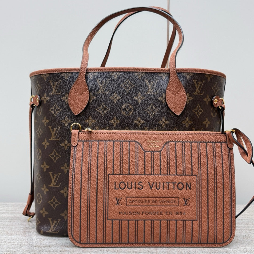 Louis Vuitton M12061 Neverfull İçten Dışa MM Tan - Glimmer of Luxury