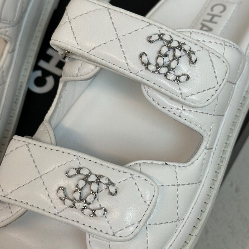 Chanel 24P Velcro Beach Slippers