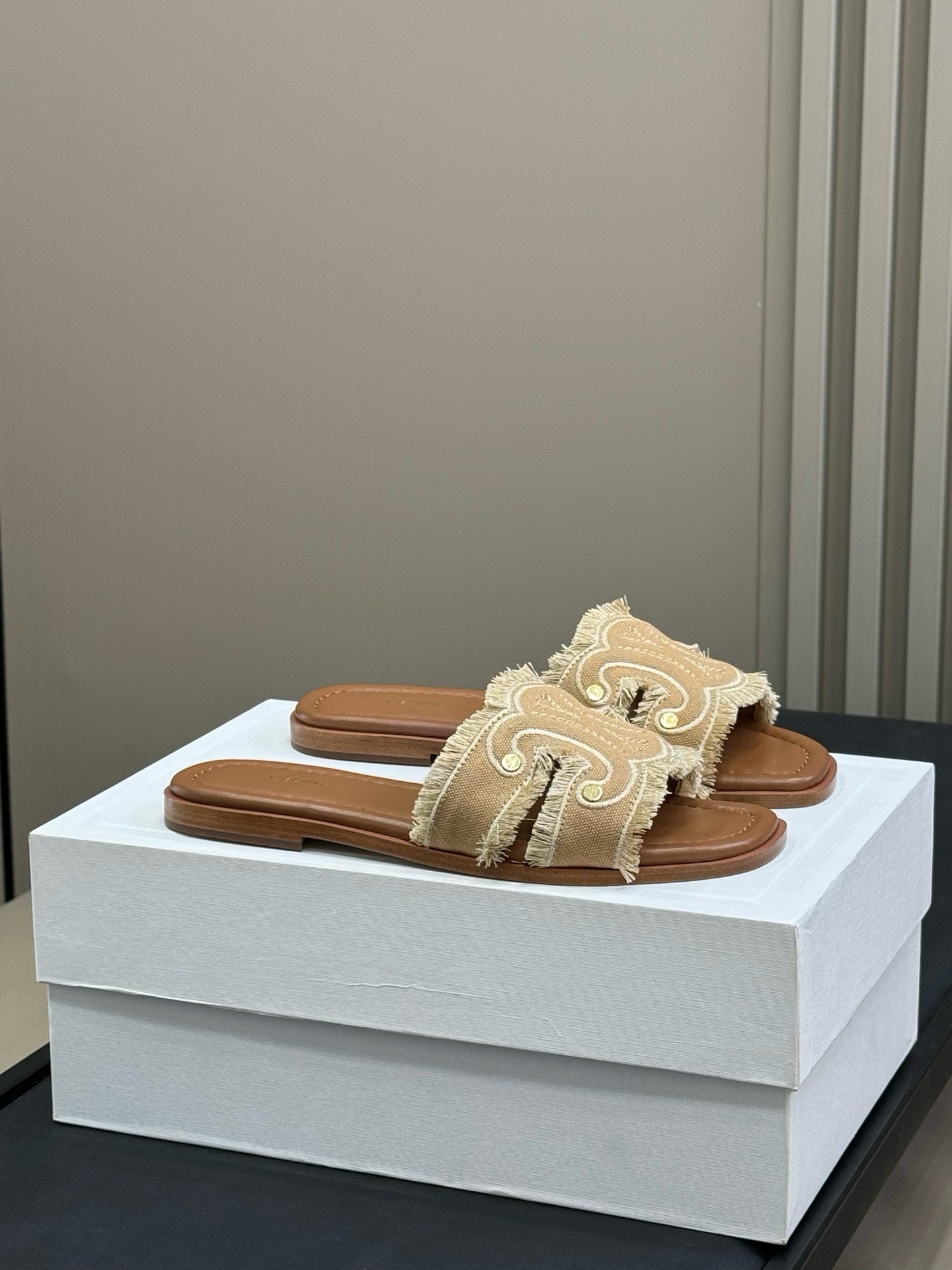 Celine Triomphe Slippers