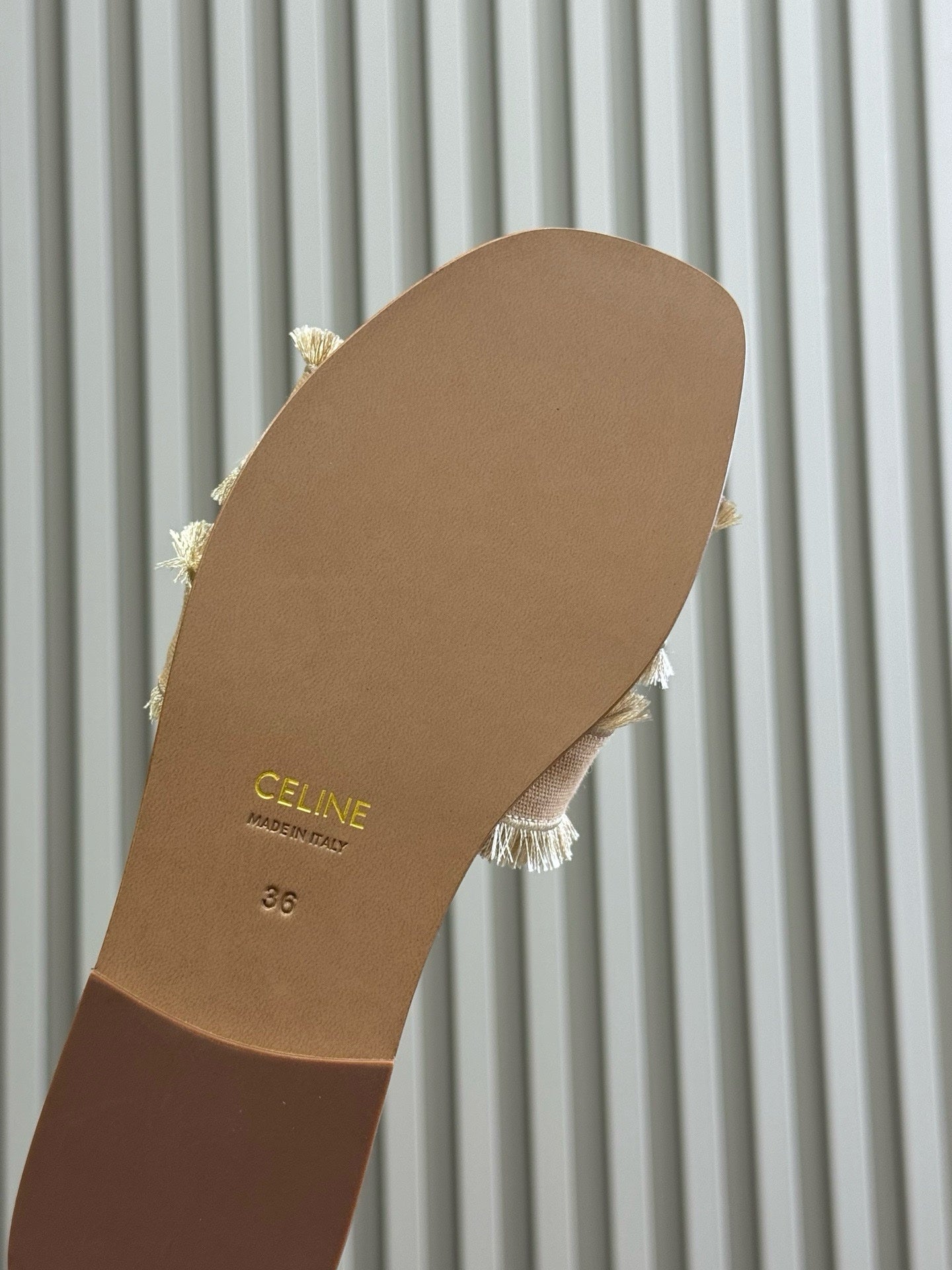 Celine Triomphe Slippers