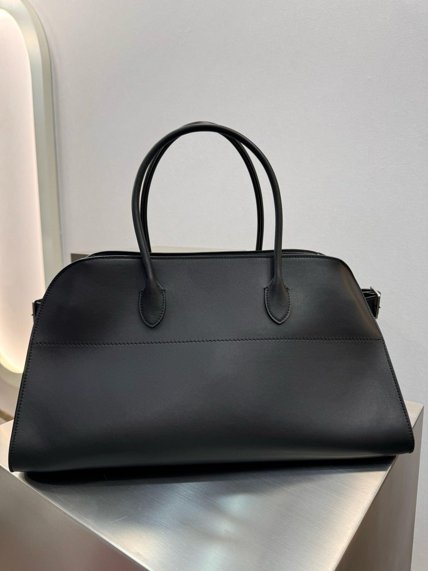 The Row EW Margaux Deri Üst Saplı Çanta - Glimmer of Luxury