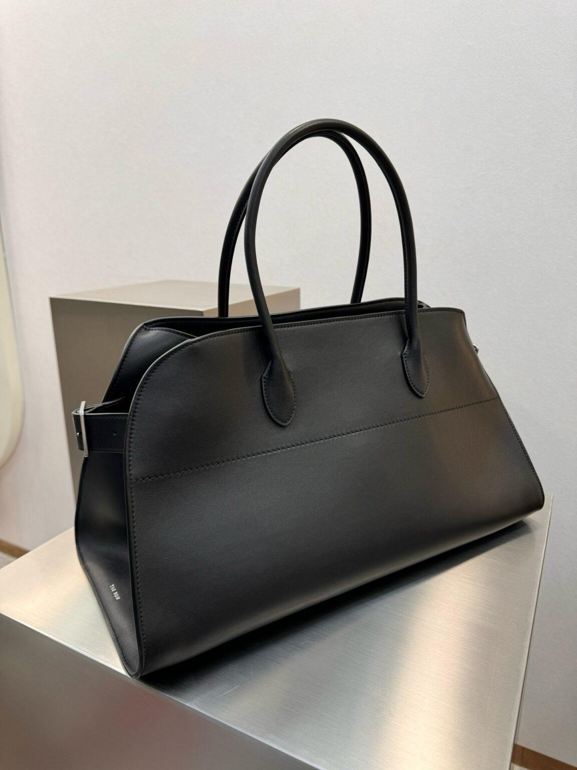 The Row EW Margaux Deri Üst Saplı Çanta - Glimmer of Luxury