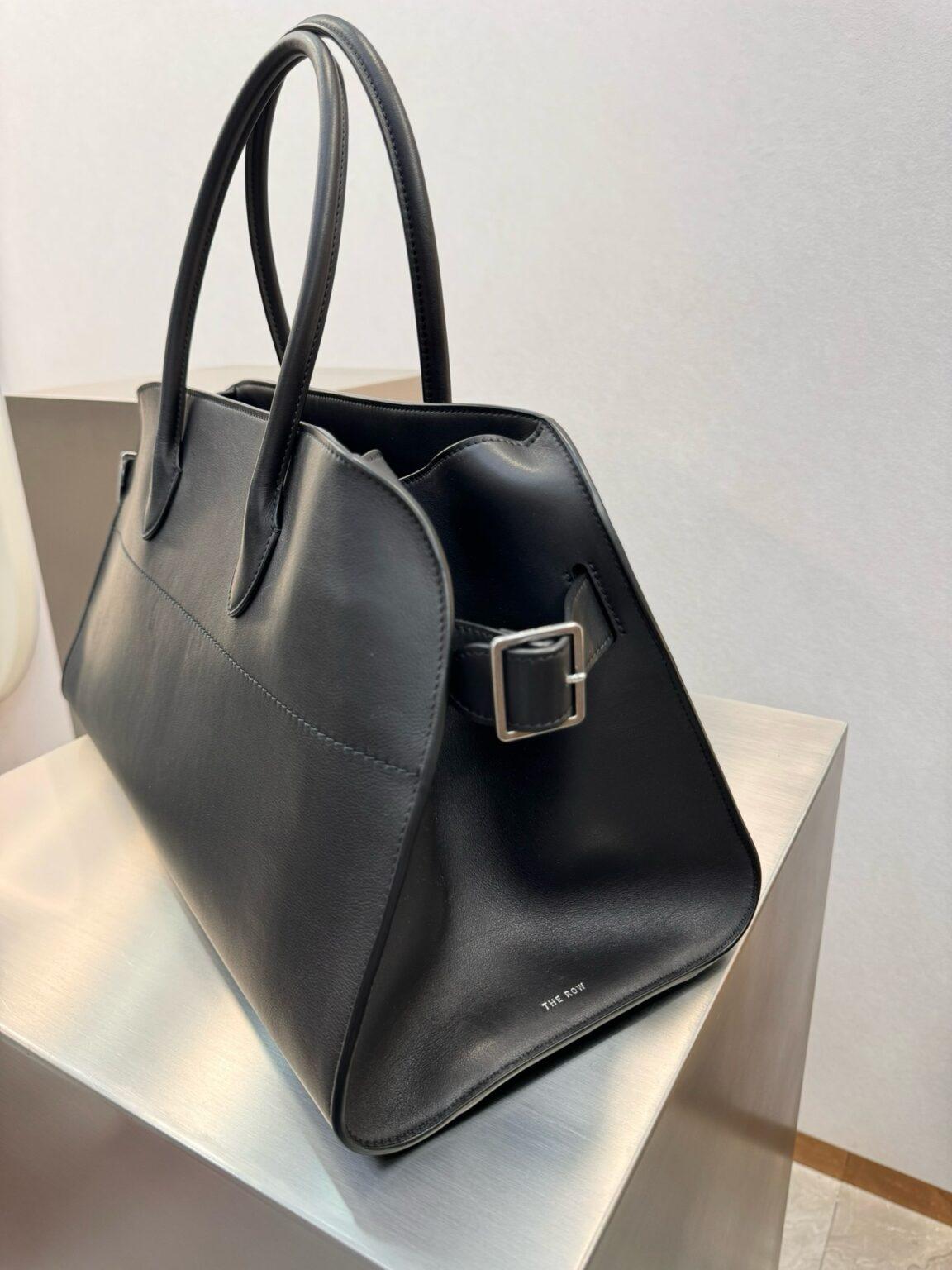 The Row EW Margaux Deri Üst Saplı Çanta - Glimmer of Luxury