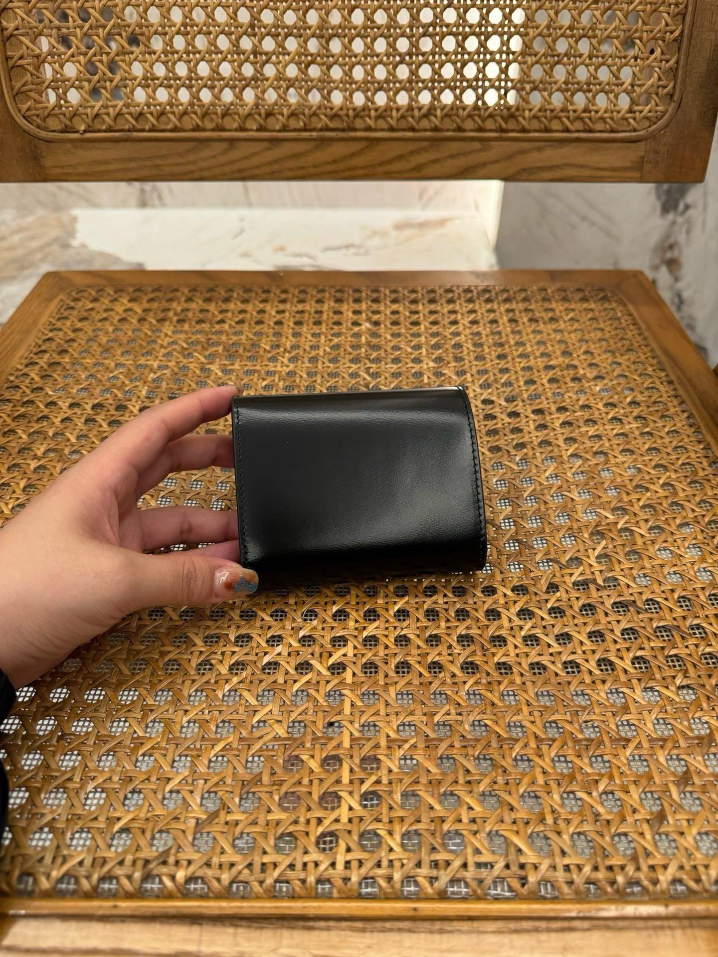 Celine Triomphe Dana Derisi Küçük Kapaklı Cüzdan - Glimmer of Luxury