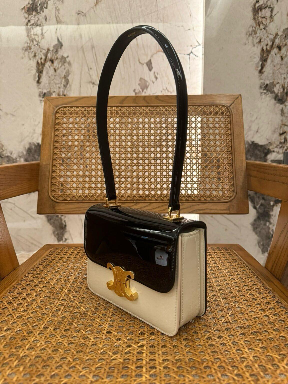 Celine Teen Garance Çanta Çift Renkli - Glimmer of Luxury