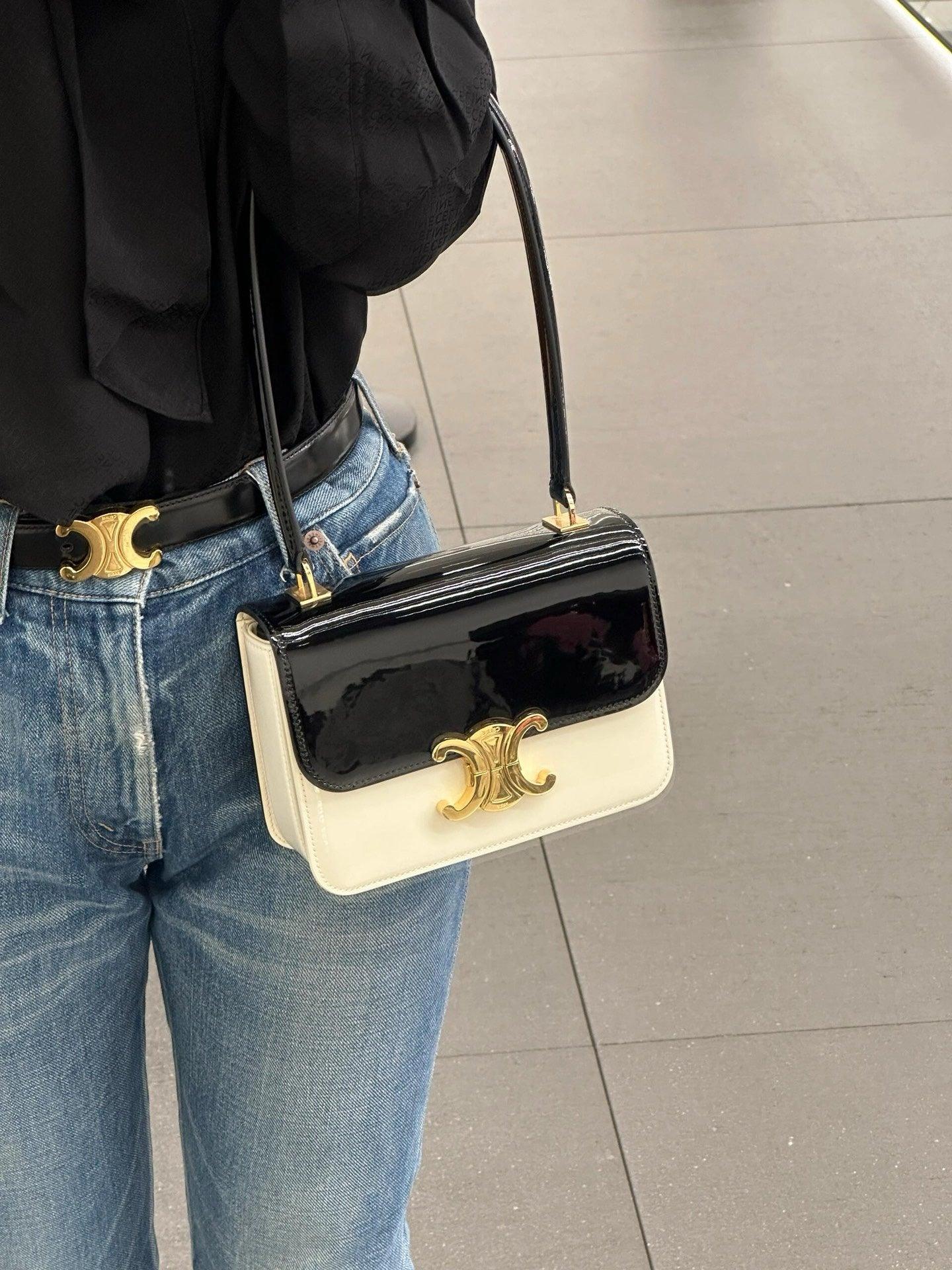 Celine Teen Garance Çanta Çift Renkli - Glimmer of Luxury