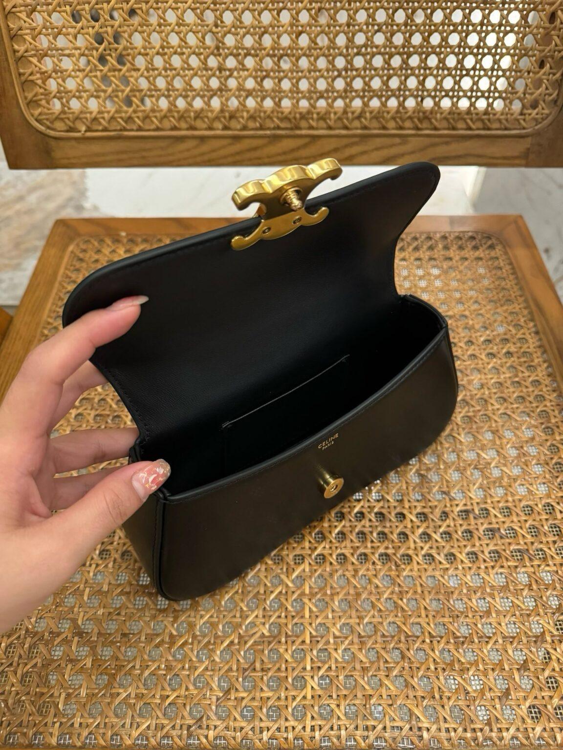 Celine Triomphe Claude Çanta - Glimmer of Luxury