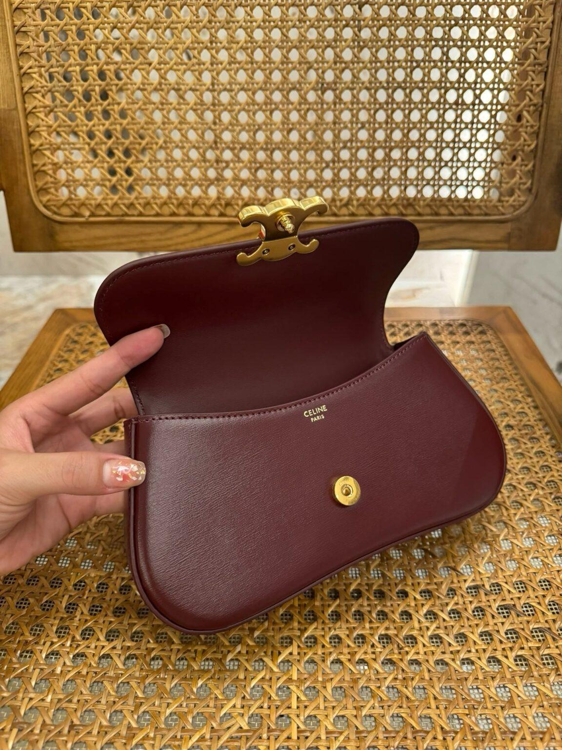 Celine Triomphe Claude Çanta - Glimmer of Luxury