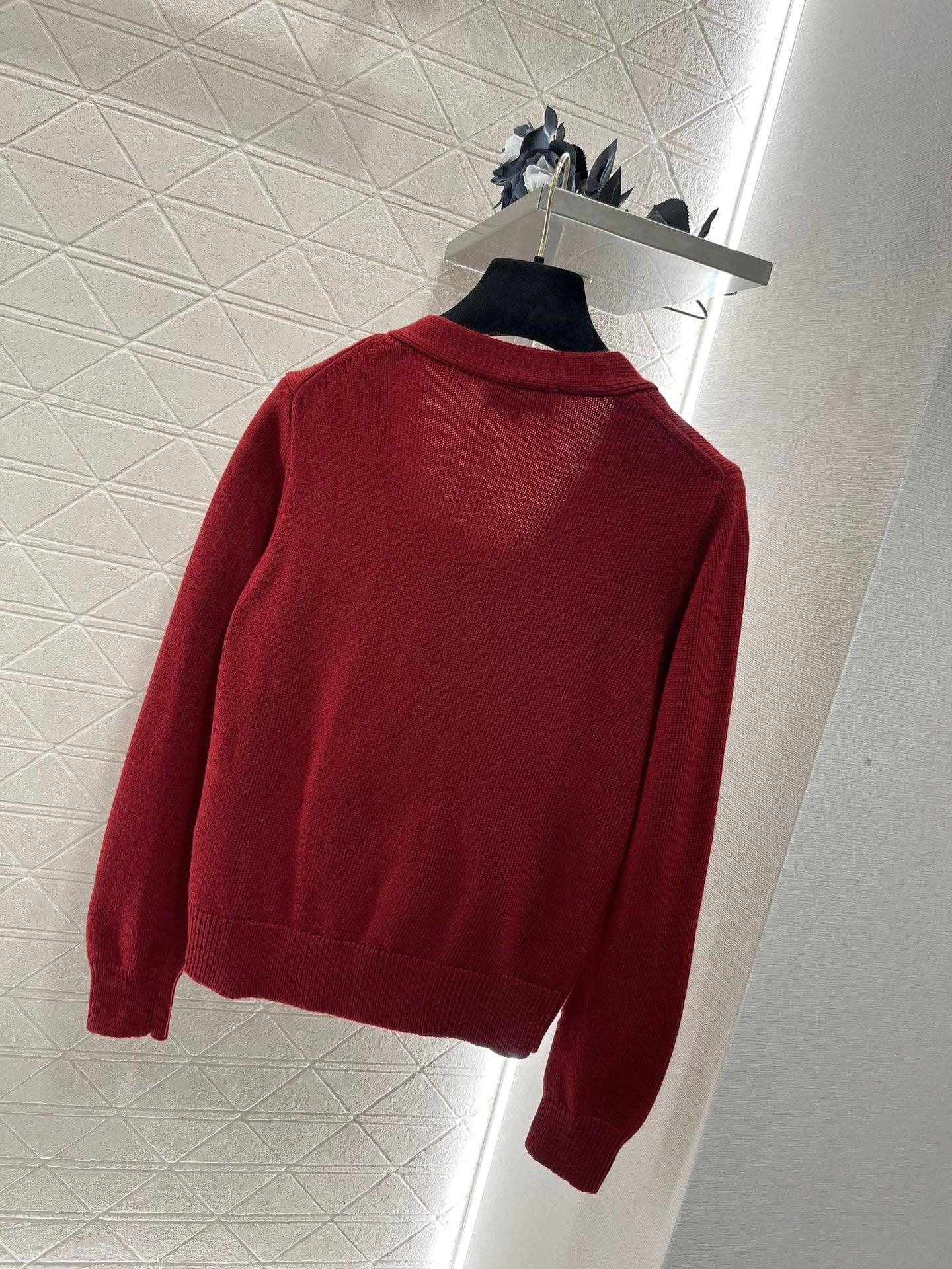 Chanel 2024 Renkli Peluş İşlemeli CC Örgü Hırka - Glimmer of Luxury